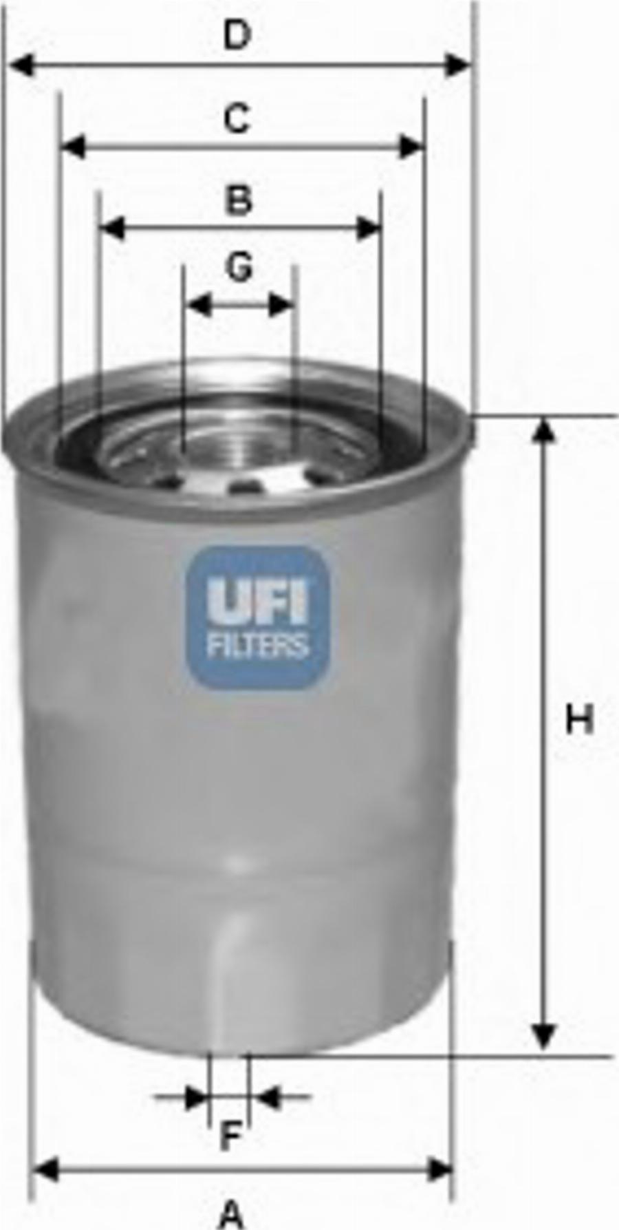 UFI 24.327.00 - Fuel filter www.autospares.lv