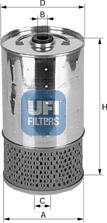 UFI 25.499.01 - Eļļas filtrs autospares.lv