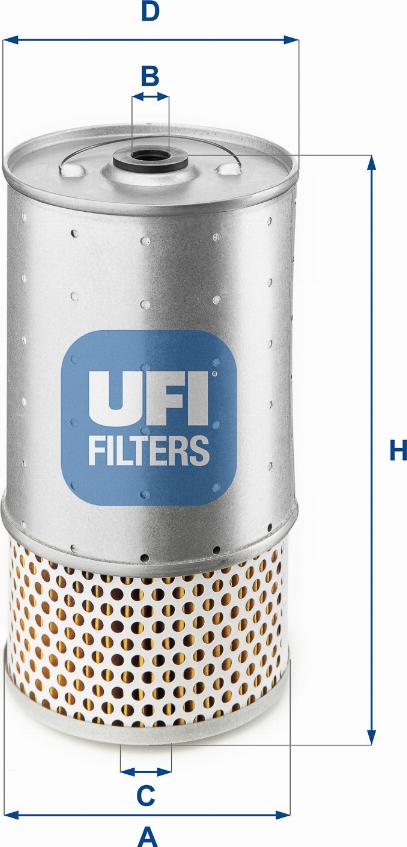 UFI 25.528.00 - Eļļas filtrs autospares.lv