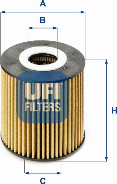 UFI 25.052.00 - Oil Filter www.autospares.lv