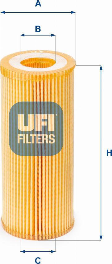 UFI 25.065.00 - Eļļas filtrs autospares.lv