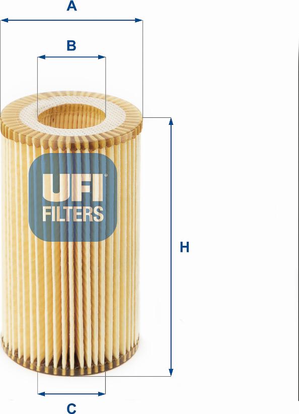 UFI 25.002.00 - Oil Filter www.autospares.lv