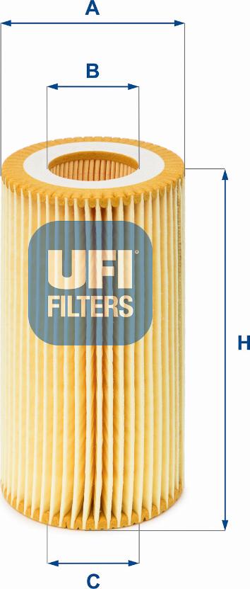 UFI 25.013.00 - Oil Filter www.autospares.lv