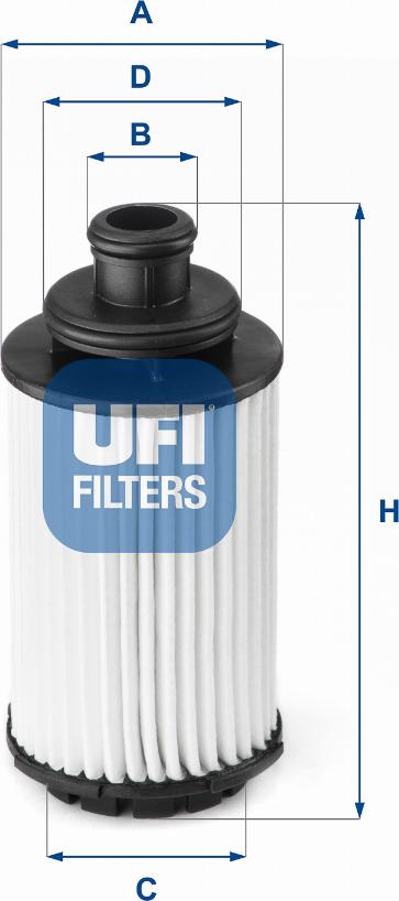 UFI 25.118.00 - Oil Filter www.autospares.lv