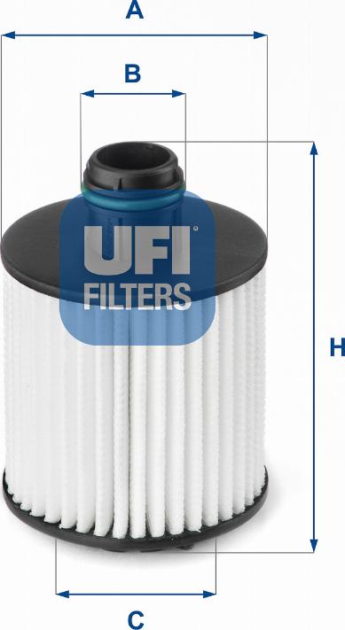 UFI 25.139.00 - Oil Filter www.autospares.lv