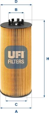 UFI 25.236.00 - Oil Filter www.autospares.lv