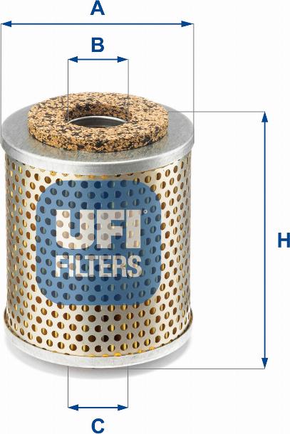 UFI 26.606.00 - Fuel filter www.autospares.lv