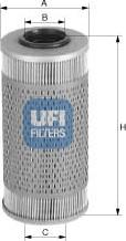 UFI 26.689.00 - Degvielas filtrs www.autospares.lv