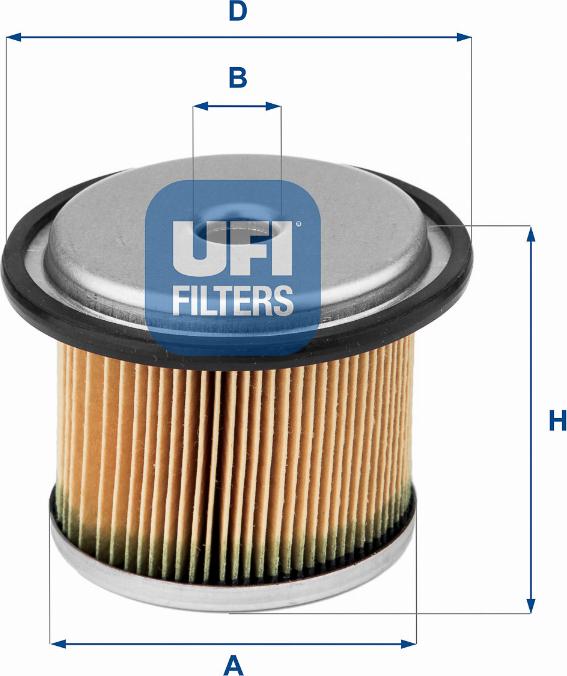 UFI 26.676.00 - Degvielas filtrs www.autospares.lv