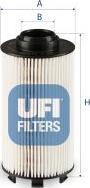 UFI 26.148.00 - Fuel filter www.autospares.lv