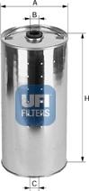 UFI 20.012.02 - Eļļas filtrs autospares.lv