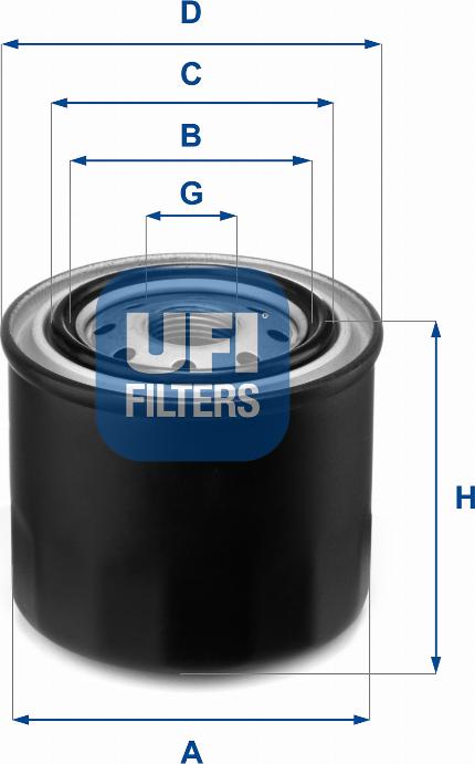 UFI 23.259.00 - Oil Filter www.autospares.lv