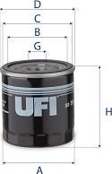 UFI 23.751.00 - Oil Filter www.autospares.lv