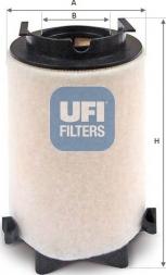 UFI 27.402.00 - Gaisa filtrs www.autospares.lv