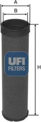 UFI 27.559.00 - Sekundārā gaisa filtrs www.autospares.lv