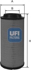 UFI 27.694.00 - Gaisa filtrs www.autospares.lv