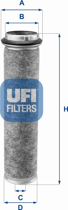 UFI 27.055.00 - Gaisa filtrs www.autospares.lv