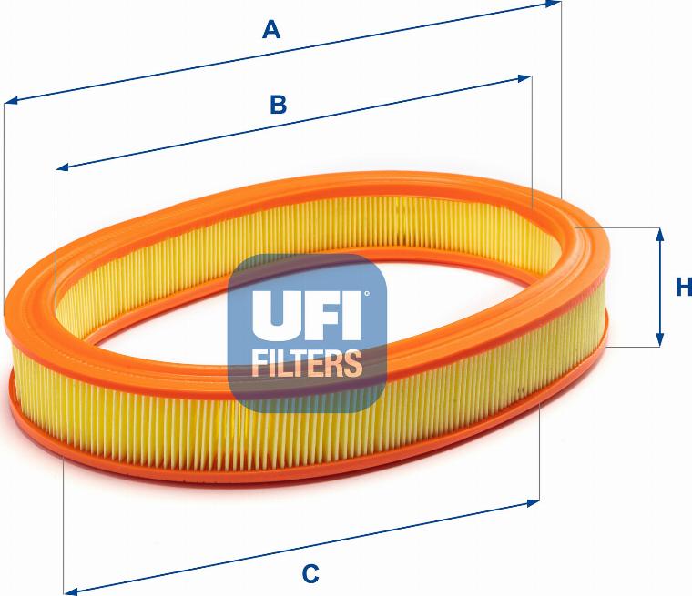 UFI 27.177.00 - Воздушный фильтр, двигатель www.autospares.lv