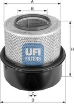 UFI 27.990.00 - Gaisa filtrs www.autospares.lv