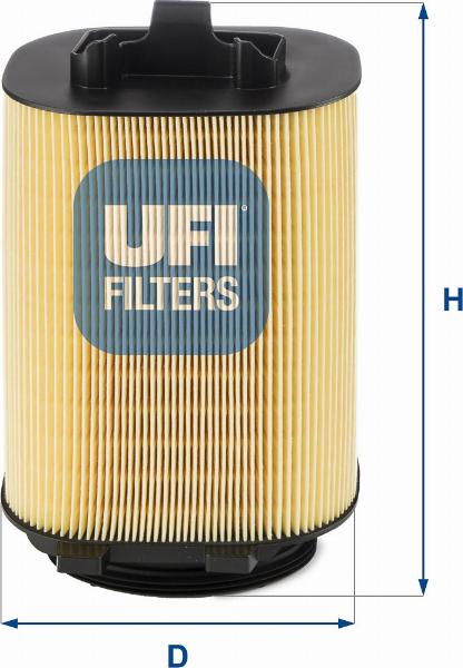 UFI 27.A92.00 - Gaisa filtrs www.autospares.lv