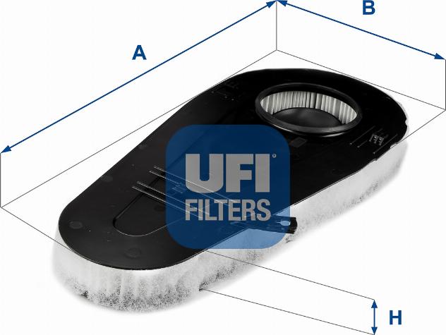 UFI 27.A97.00 - Gaisa filtrs www.autospares.lv