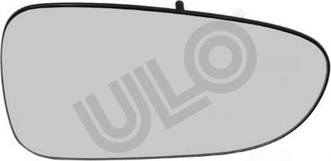 ULO 3060028 - Spoguļstikls, Ārējais atpakaļskata spogulis www.autospares.lv