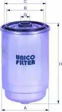 Unico Filter FI 8155/2 - Топливный фильтр www.autospares.lv