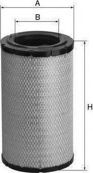 Uniflux Filters XA1737 - Gaisa filtrs www.autospares.lv