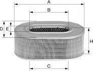 Uniflux Filters XA321 - Gaisa filtrs www.autospares.lv