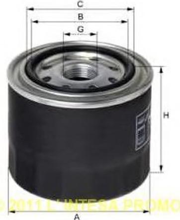 Uniflux Filters XO164 - Oil Filter www.autospares.lv