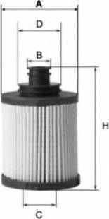 Uniflux Filters XOE31 - Масляный фильтр www.autospares.lv