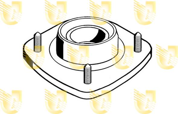 Unigom 391051 - Опора стойки амортизатора, подушка www.autospares.lv