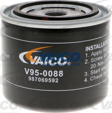 VAICO V95-0088 - Масляный фильтр www.autospares.lv