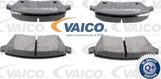 VAICO V46-0157 - Тормозные колодки, дисковые, комплект www.autospares.lv