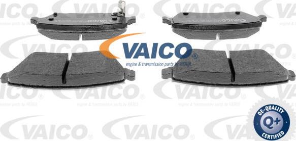 VAICO V40-0651 - Тормозные колодки, дисковые, комплект www.autospares.lv