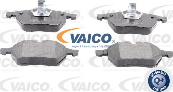 VAICO V40-0152 - Тормозные колодки, дисковые, комплект www.autospares.lv