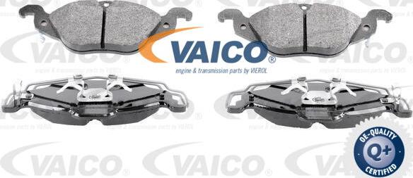 VAICO V40-8010 - Brake Pad Set, disc brake www.autospares.lv