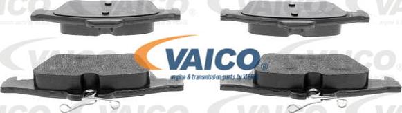 VAICO V40-8028-1 - Тормозные колодки, дисковые, комплект www.autospares.lv