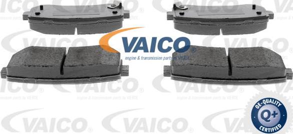 VAICO V52-0070 - Тормозные колодки, дисковые, комплект www.autospares.lv