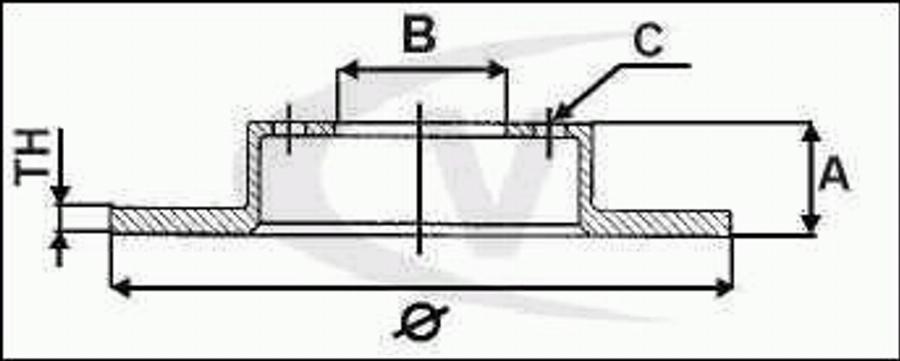 VAICO V10-40021 - Bremžu diski www.autospares.lv