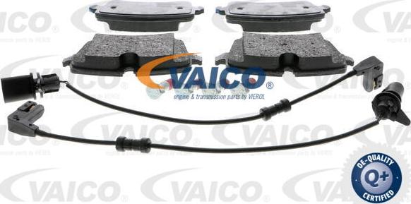 VAICO V10-1024 - Тормозные колодки, дисковые, комплект www.autospares.lv