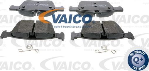 VAICO V10-1023 - Тормозные колодки, дисковые, комплект www.autospares.lv