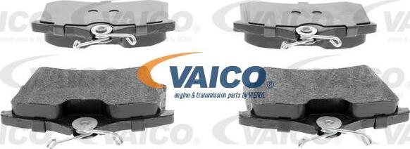 VAICO V10-8104-1 - Тормозные колодки, дисковые, комплект www.autospares.lv