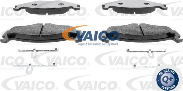 VAICO V10-8100 - Тормозные колодки, дисковые, комплект www.autospares.lv