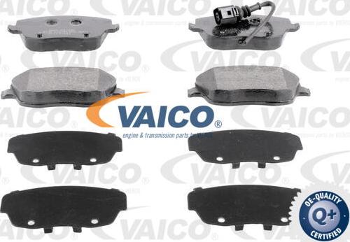 VAICO V10-8180 - Тормозные колодки, дисковые, комплект www.autospares.lv