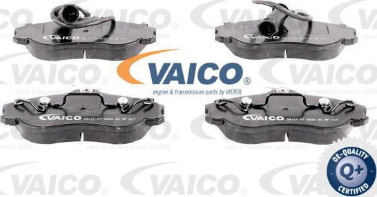 VAICO V10-8350 - Тормозные колодки, дисковые, комплект www.autospares.lv