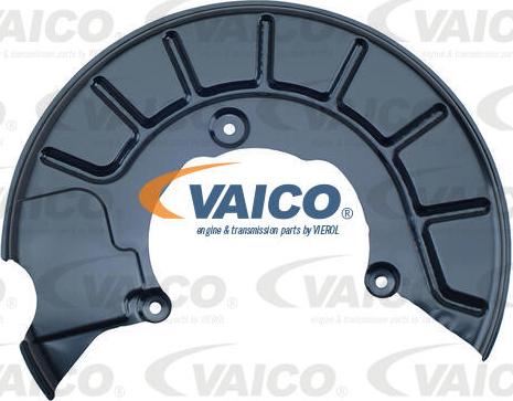 VAICO V10-3894 - Dubļu sargs, Bremžu disks www.autospares.lv