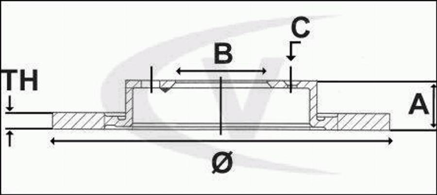 VAICO V30-80043 - Bremžu diski www.autospares.lv