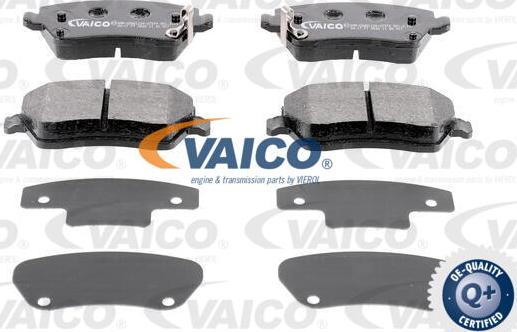 VAICO V38-0149 - Тормозные колодки, дисковые, комплект www.autospares.lv