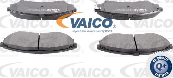 VAICO V32-0029 - Brake Pad Set, disc brake www.autospares.lv